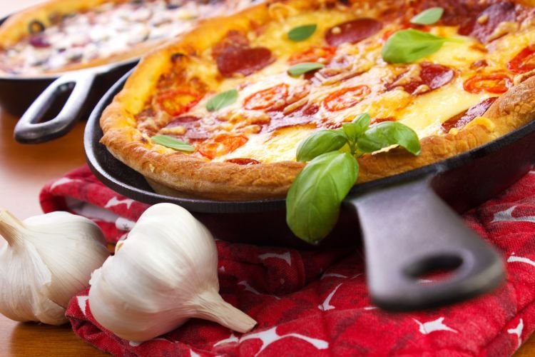 20 идей для быстрой пиццы на сковороде