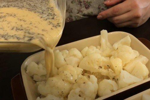 Цветная капуста в духовке с сыром - 8 пошаговых рецептов приготовления
