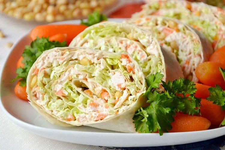 20 сытных и вкусных лавашей с начинкой