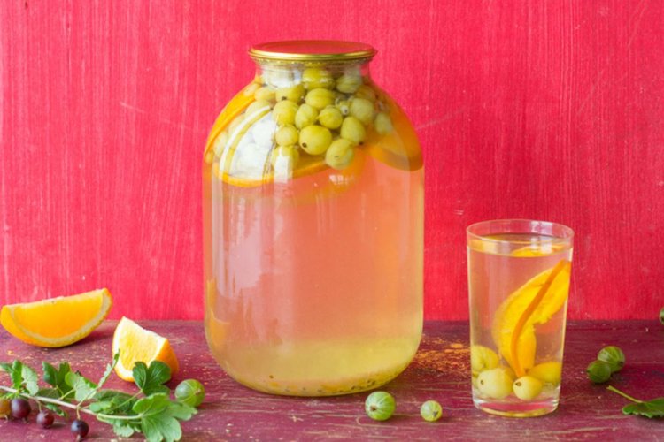 Напиток из крыжовника с апельсином: 20 отличных рецептов