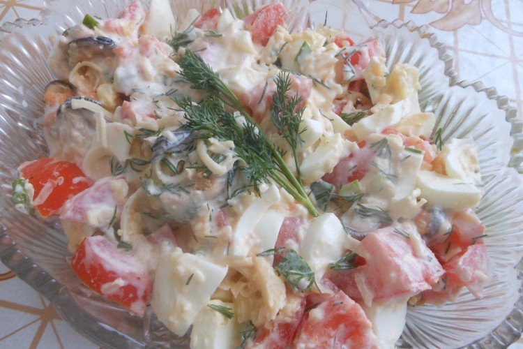 20 салатов с мидиями, которые всегда получаются вкусными