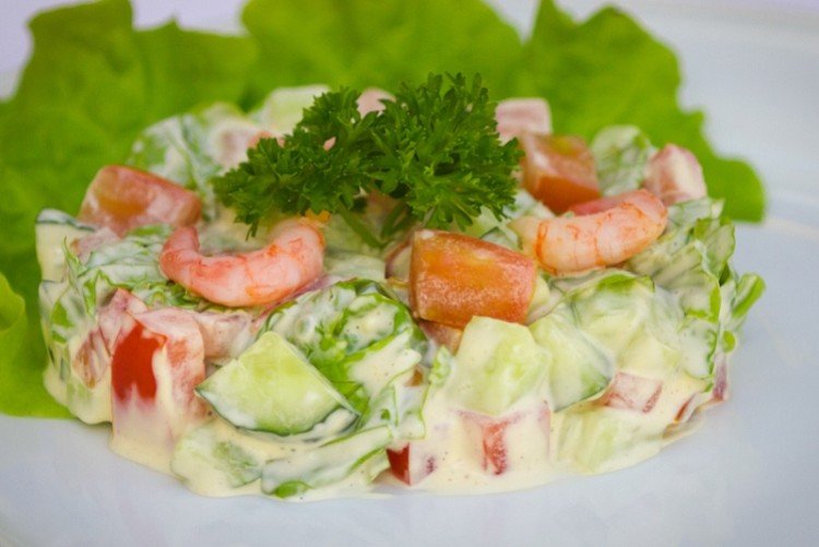 20 самых вкусных салатов с мясом краба