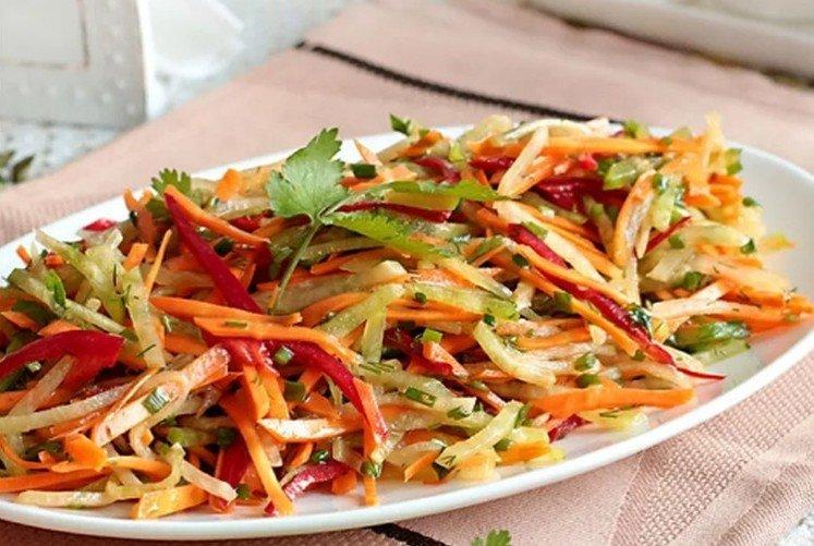 Овощные салаты - 20 быстрых и вкусных рецептов