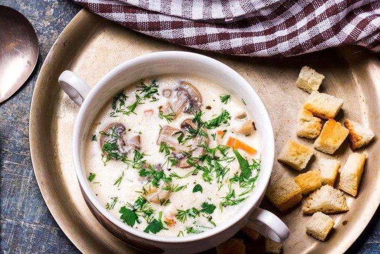 Сырный суп из таетых сырков - 12 рецептов готовки